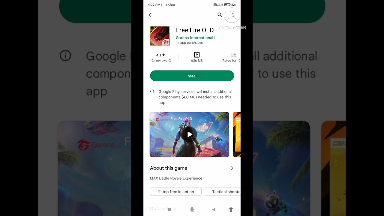 Finally old Free Fire aa gaya 😱😱||old ff is back