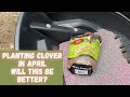 Will clover food plot work for deer this year?
