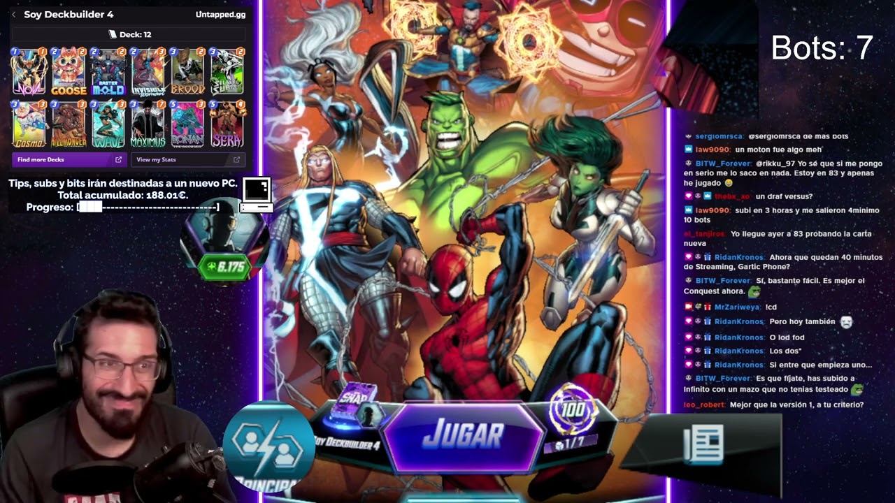 Marvel Snap - MrZariweya en directo - Parte 2 - [5-7-23]