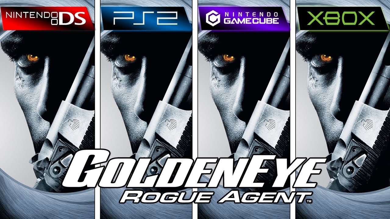 PS2 James Bond 007 Lot - Agent Under Fire & Goldeneye Rogue Agent