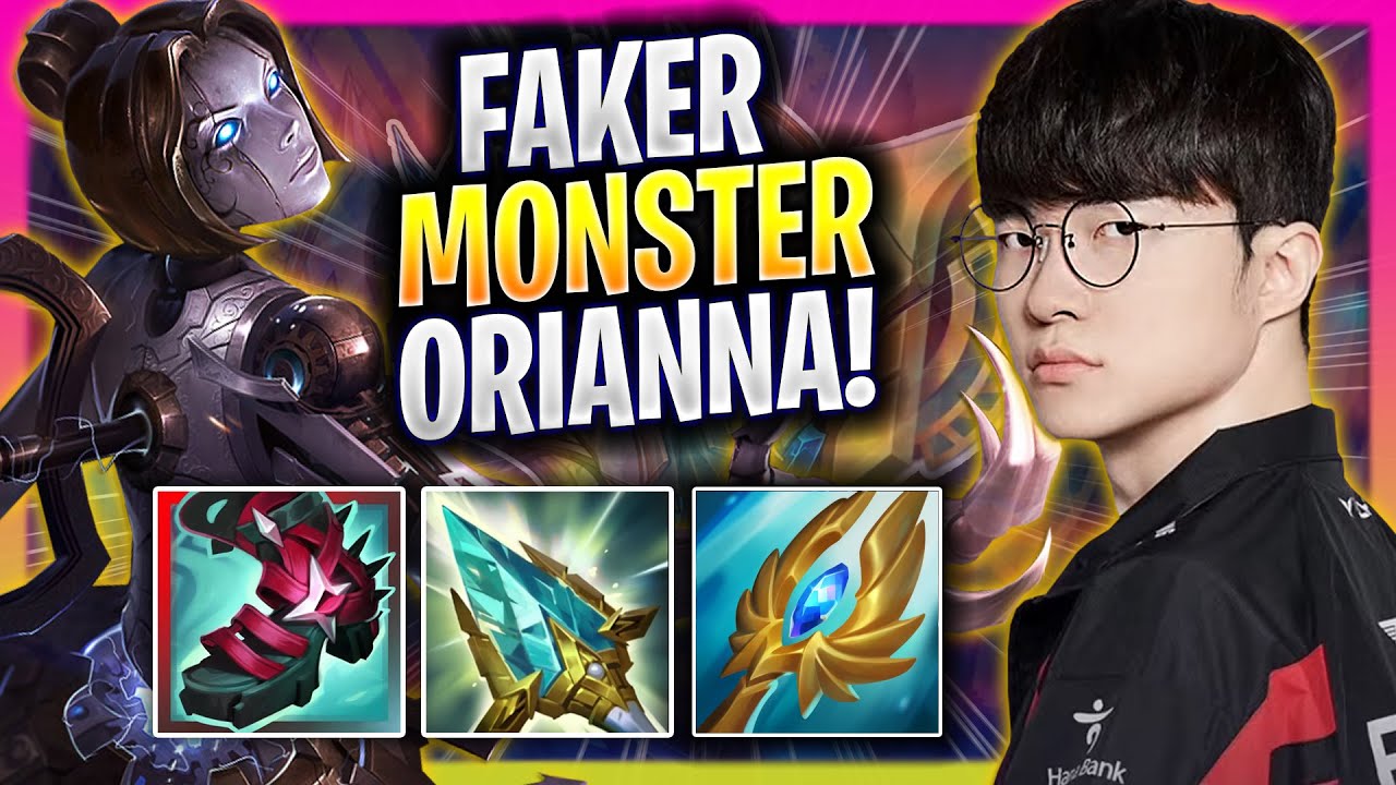 FAKER IS A MONSTER WITH ORIANNA! - T1 Faker Plays Orianna MID vs Xerath! | Season 2025
