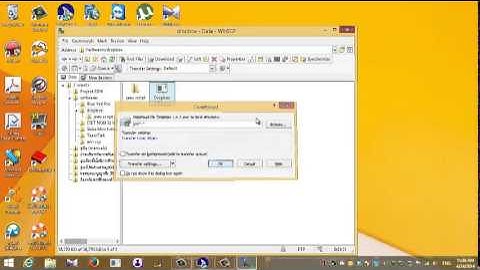 การใช้งานโปรแกรม WinSCP ตอนที่ 4