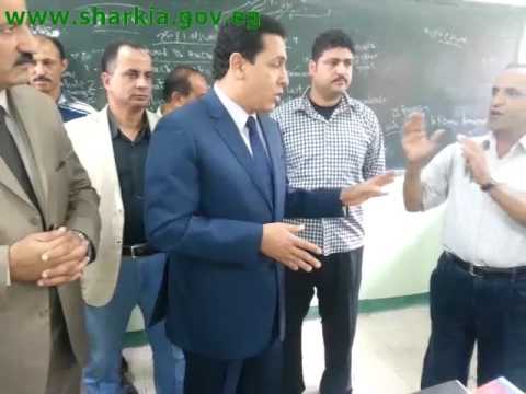 جولة المحافظ لمدرسة سعود الثانوية المشتركة و مدرسة منشأة أبو عمر الثانوية والاعدادية