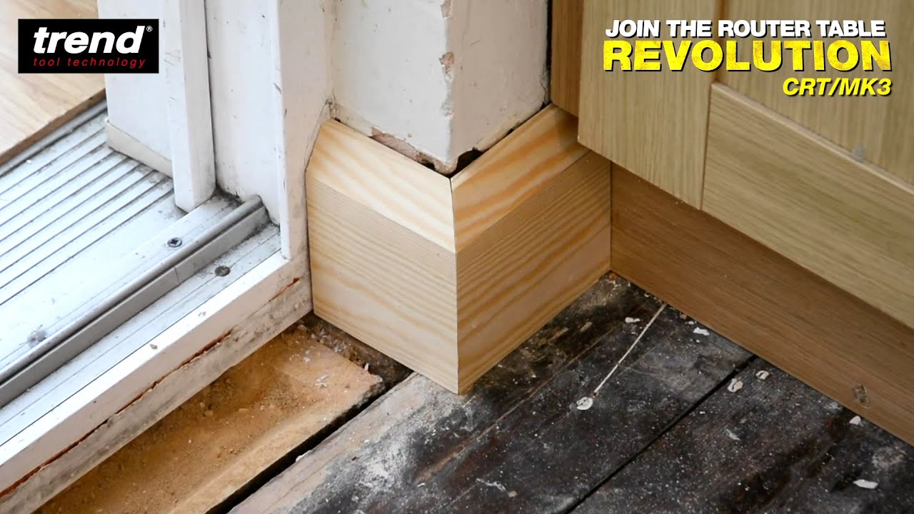 Creating new skirting from plain timber | CRT MK3 Portable Benchtop Router Table