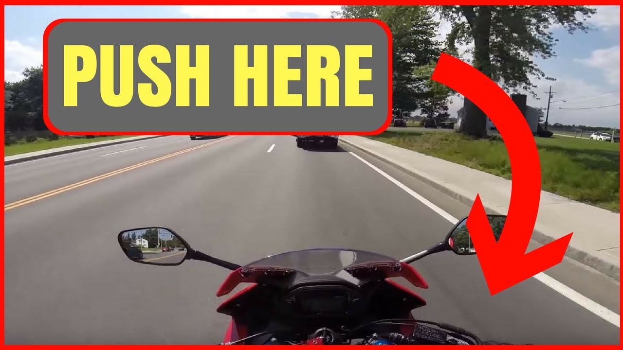 How To Countersteer a Motorcycle - CBR500R