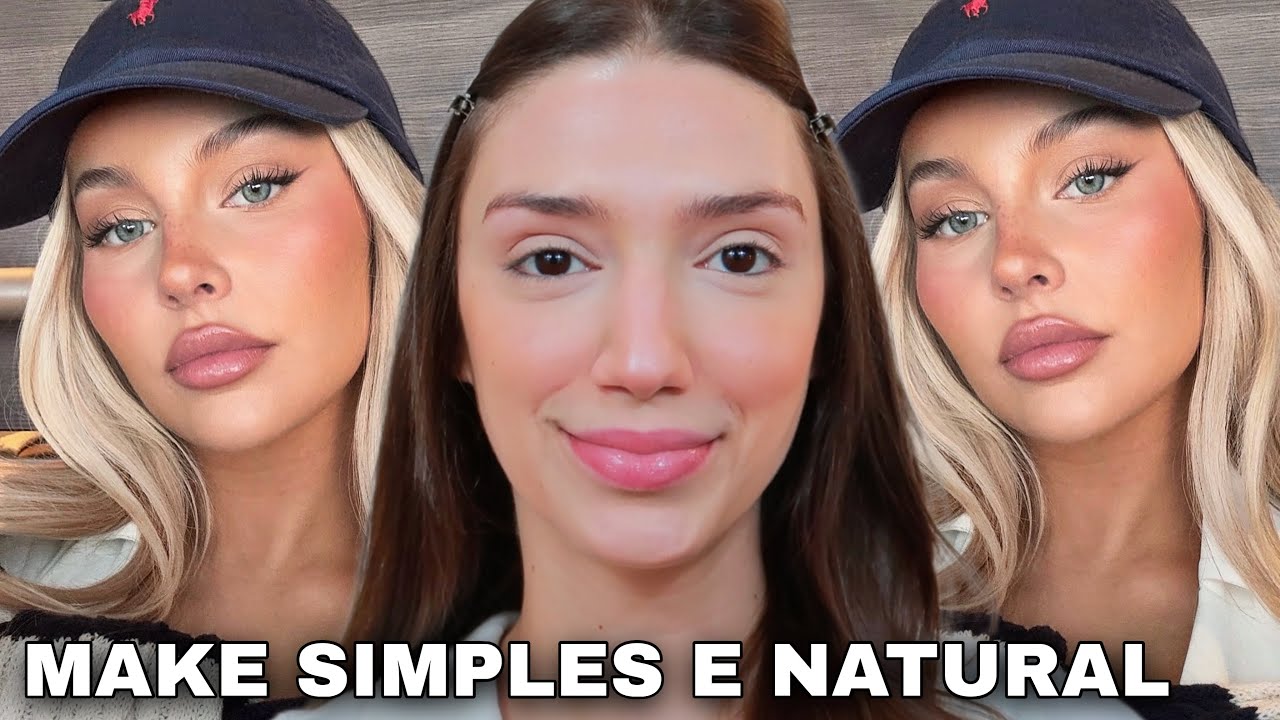 COMO FAZER UMA MAKE SIMPLES E NATURAL *PASSO A PASSO COMPLETO E DETALHADO*