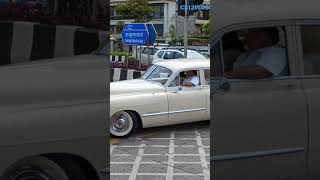 Indian Express Owner Viveck Goenka Entry In His Cadillac  In Mumbai shortsindiamumbaicarsrarem