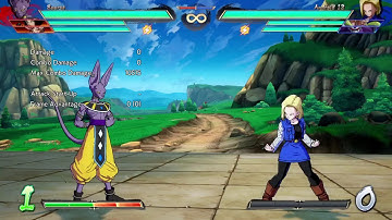 Beerus 1,5 bar midscreen ToD combo (5M starter, no C-assist, no Spirit bomb) - DBFZ S3