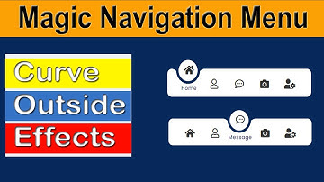 User Experience Design | Magic Navigation Menu Indicator using Html CSS & JavaScript