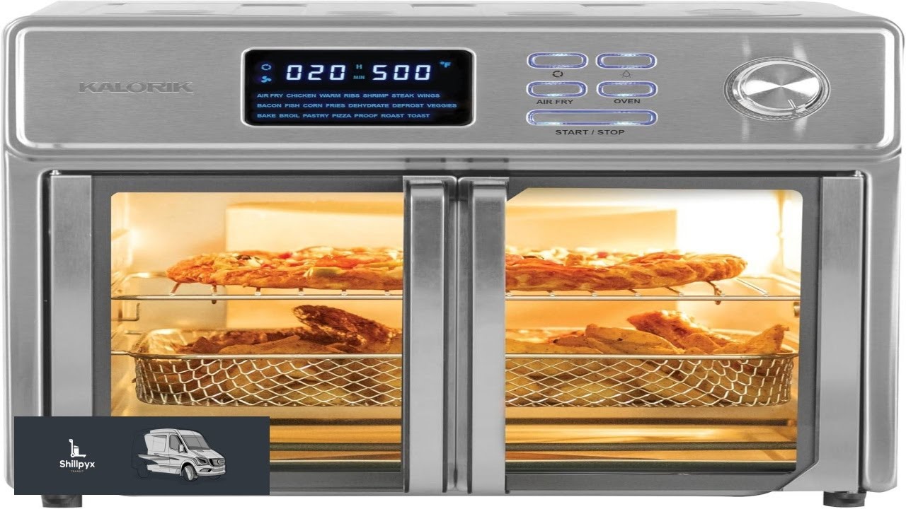 Kalorik MAXX Air Fryer Oven 26 Quart 10 in 1 Countertop Toaster Oven
