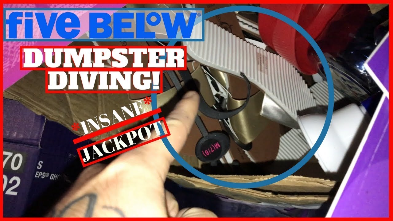 *INSANE*JACKPOT! Dumpster Diving At Five Below! Dumpster Dive Night #75