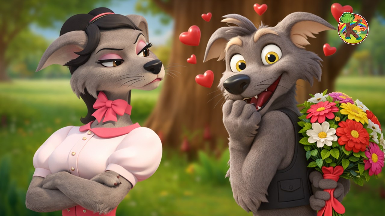 情人節告白大翻車？！🐺💔 機器人女友登場 🤖💘 | 童話 & 故事 | KONDOSAN