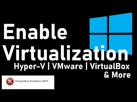 How To Enable Virtualization in BIOS (VT-X / AMD-V) Windows 10 hqdefault