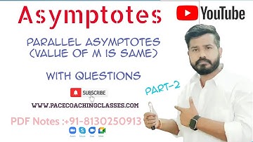 Asymptotes Definition with Working rule and Question in Hindi By Amit Kumar(Part II)