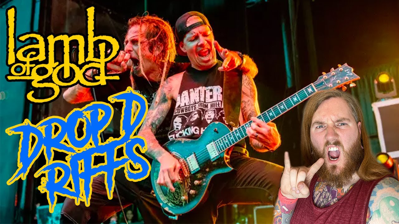 7 Catchiest Drop D Lamb Of God Guitar Riffs Solar Ola Englund YouTube