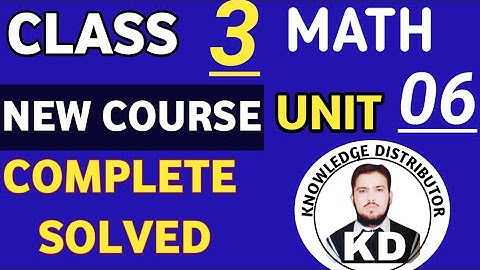 class 3 math kpk new course chapter 6 complete | class 3 mathematics unit 6 Geomatry | maths class 3