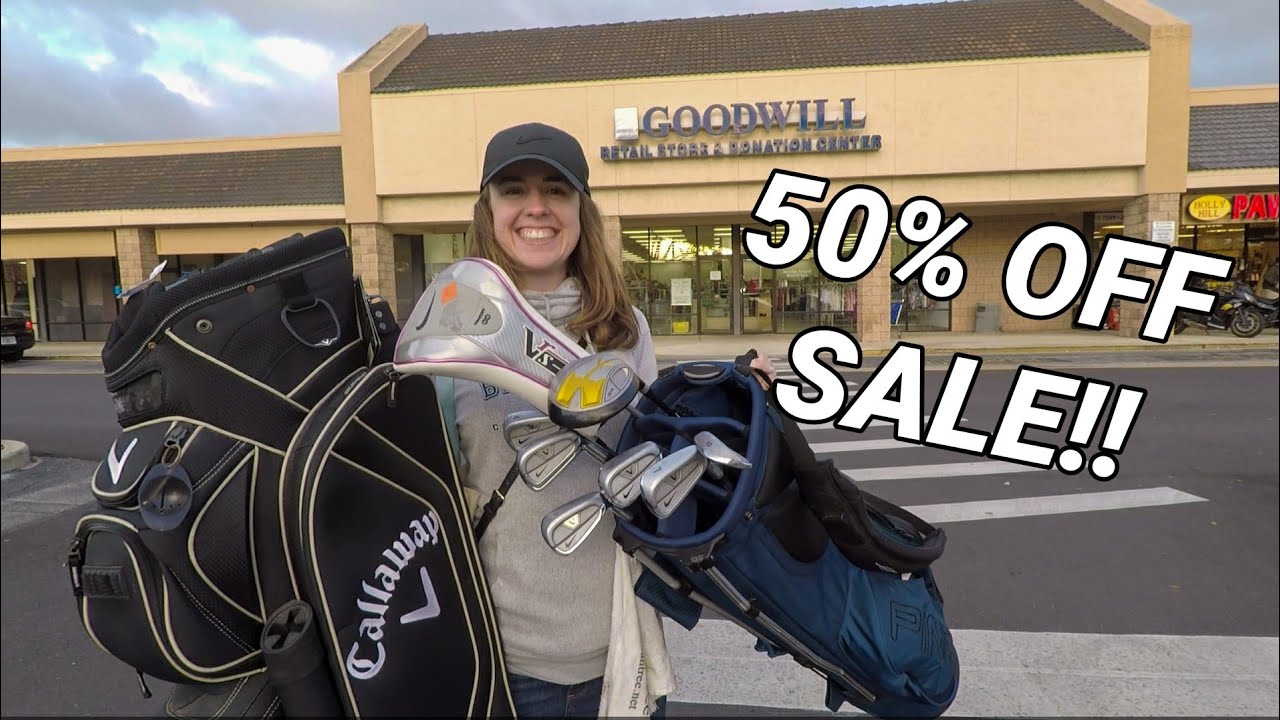 EPIC HALF PRICE GOLF CLUB Deals At THRIFT STORES!! (Crazy Prices!!)
