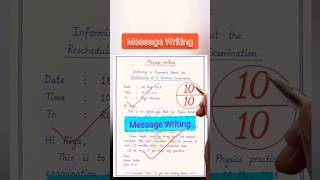 🔴 Message Writing in English | Easy Format and Examples for Students