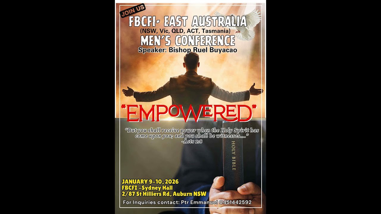 10 January 2026 Evening Men's Conference