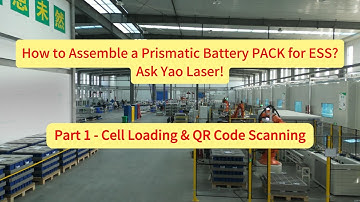 How to Assemble a Prismatic Battery PACK for ESS? Part 1 - Cell Loading & QR Code Scanning