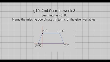 g10. trapezoid. find the missing coordinates. lesson 2