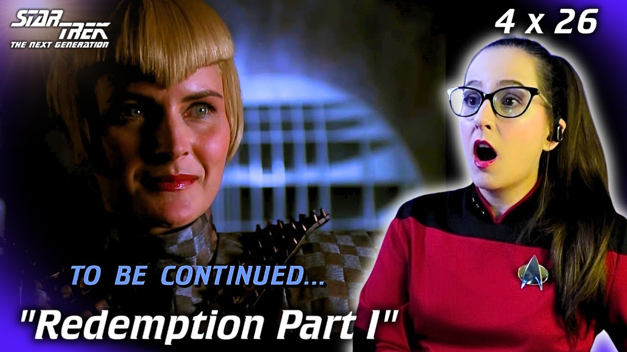 🖖Star Trek: The Next Generation 4x26 Redemption Part 1 REACTION