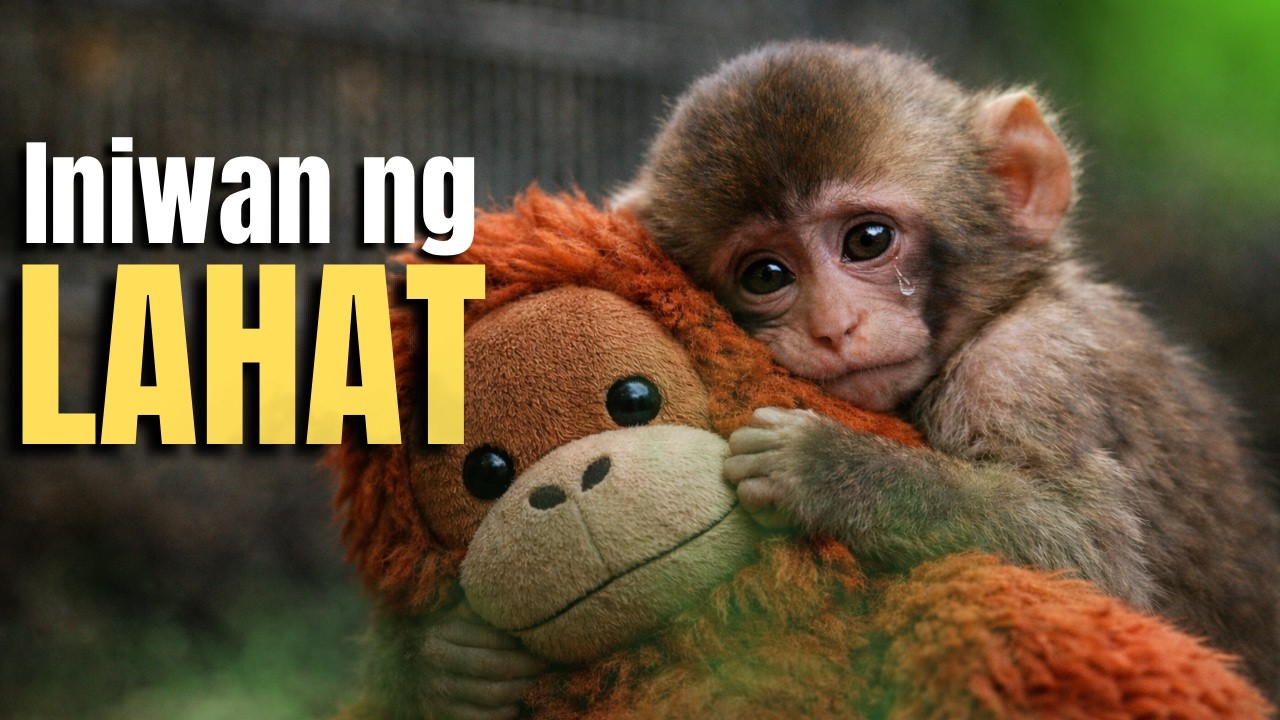 Viral na unggoy Iniwan ng Sariling Ina, Ngunit Nakahanap ng Yakap sa Isang Stuffed Toy
