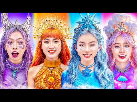 الشمس ضد القمر ضد النجمة ضد فتاة السحاب في مسابقة تجميل من الأفضل