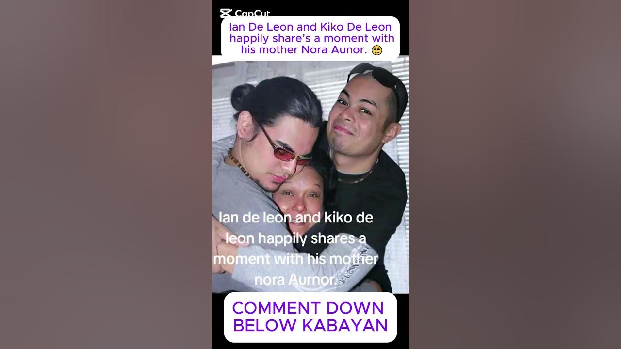 Ian De Leon and Kiko De Leon happily share’s a moment with his mother Nora Aunor. #viralvideo #news Ian De Leon and Kiko De Leon happily share’s a moment with his mother Nora Aunor. #viralvideo #news