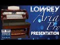 The new Lowrey Aria Pro EX6000 home organ