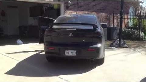 Lancer With Borla Exhaust and Super Circuit(RPW) 4-1 Header