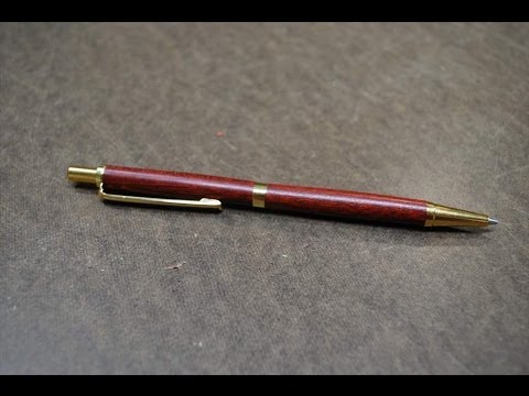 How to Turn a SlimLine Pencil on a Lathe (woodlogger.com)