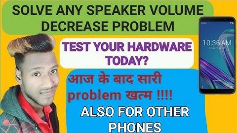 ASUS ZENFONE MAX PRO M1 LOW SOUND PROBLEM | HOW TO INCREASE VOLUME | SPEAKER PROBLEM | VOLUME DECREA