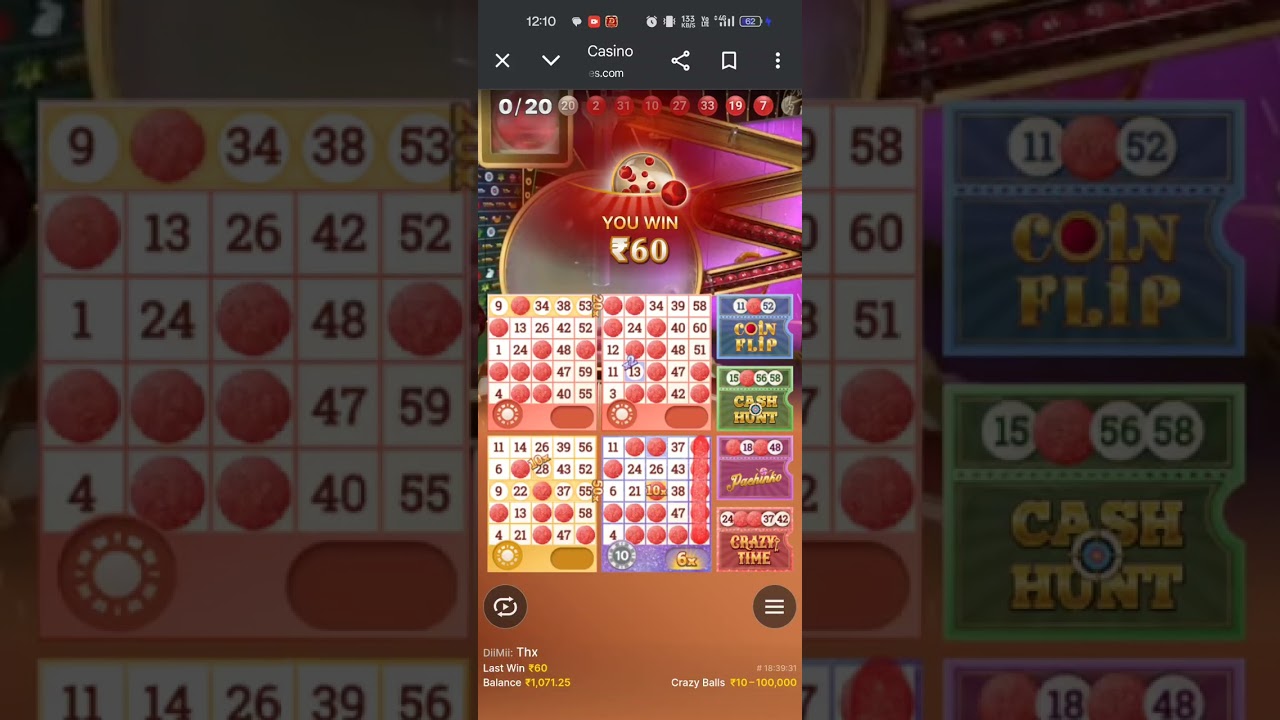 My first gameplay on crazy ball❤️❤️