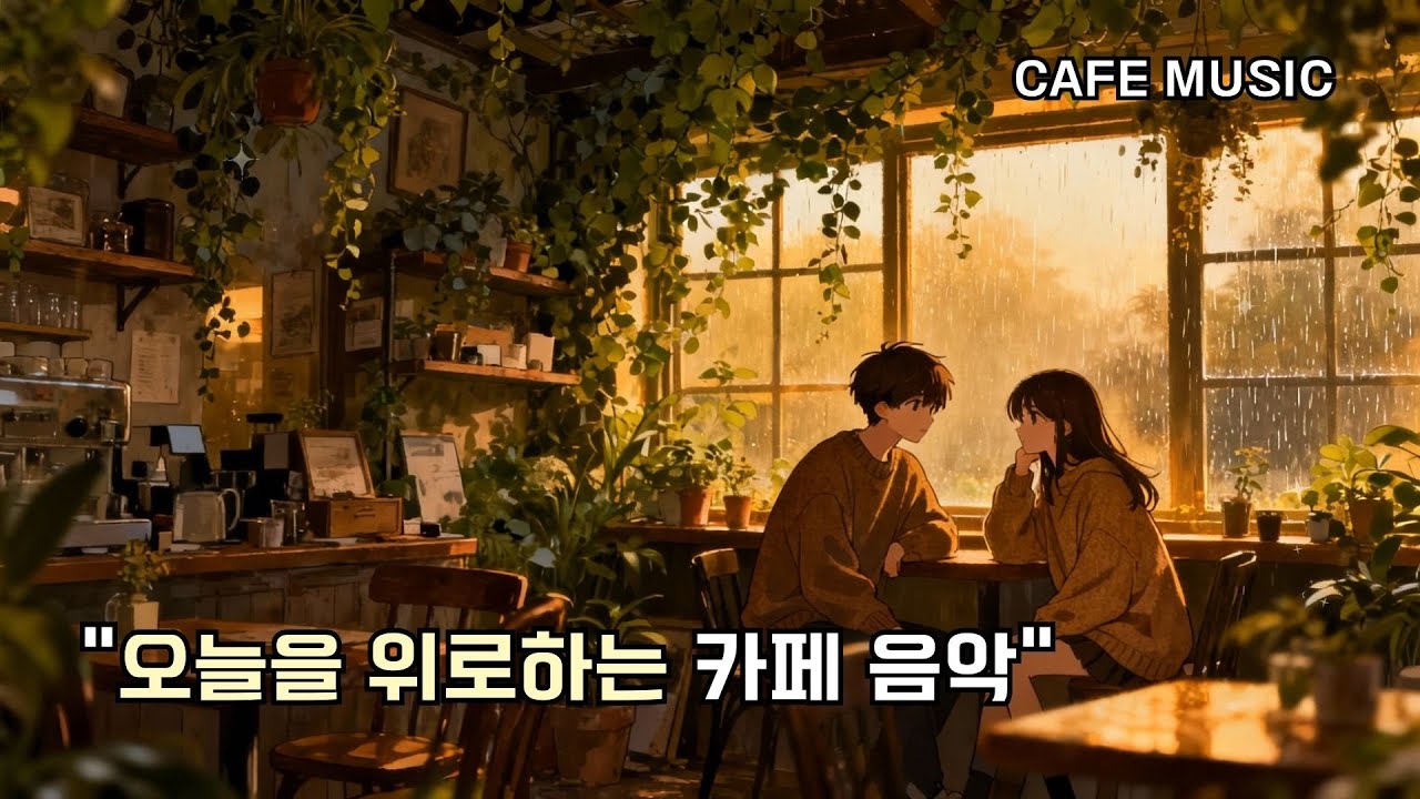 기분을 위로해주는 카페 음악 ☕ | 작업할 때 듣는 감성 음악 Cafe Work Music | (중간광고없음) 1Hour | 달팽이뮤직