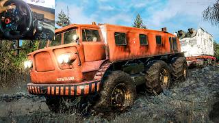 Zil E167 Transports Generator Snowrunner 4K60 Logitech G29 And Shifter Gameplay