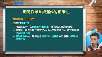 嵌入式系統(II)_張慶龍_單元三即時作業系統基本觀念(1)_Part 1 什麼是即時作業系統