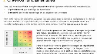 Conceptos básicos de la Gestión de Riesgos