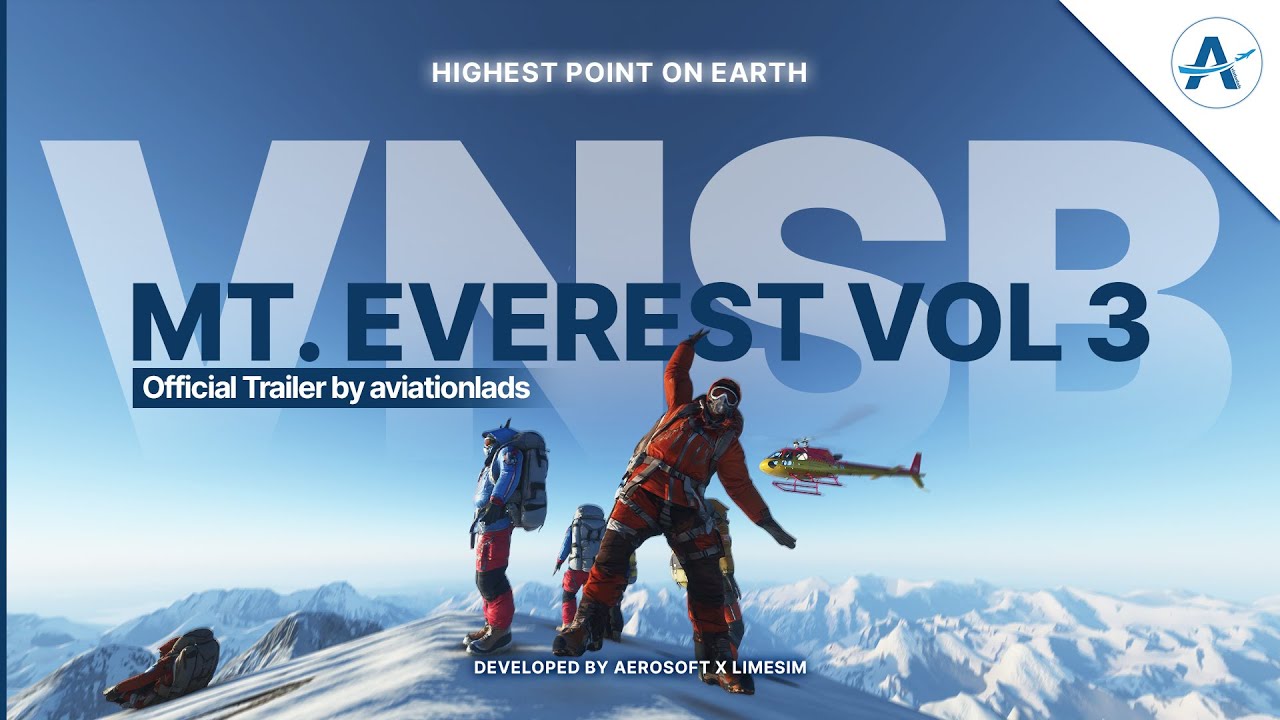 The Most Realistic Mt. Everest Experience in MSFS 2024 | Aerosoft | Official Trailer