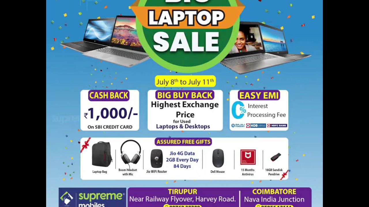 Big Laptop Sale Dell & Lenovo YouTube