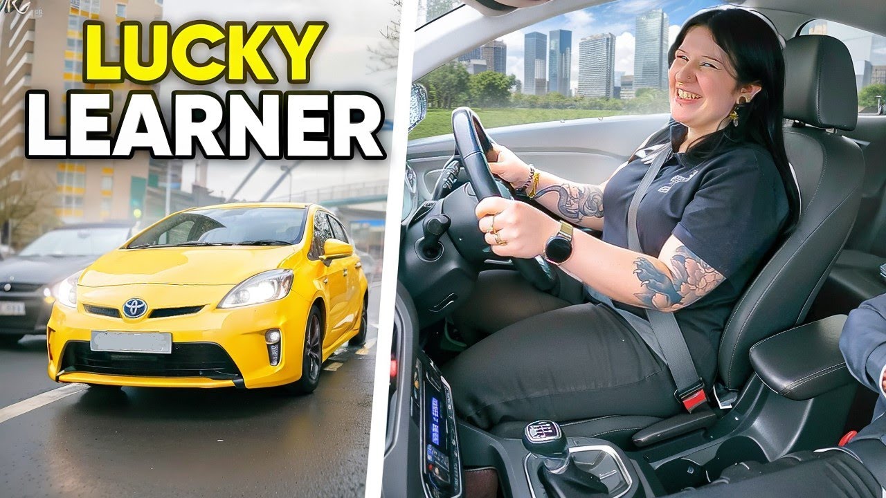 LUCKY LEARNER PASSES DRIVING TEST (Only Because She Got Flashed) - YouTube