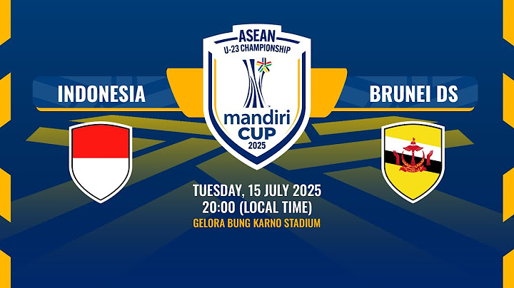 LIVE | Indonesia vs Brunei DS | #MandiriCup2025