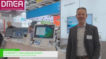 [DMEA 2025]  CONCEPT International GmbH - Medical All In One PCs and Mobile Medical Tablets