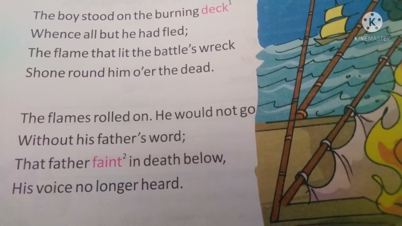 Class 5th Chapter-12(Casabianca)