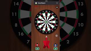 How to ALWAYS Win Darts on GamePigeon! (iMessage Games) #iphone #shorts screenshot 2