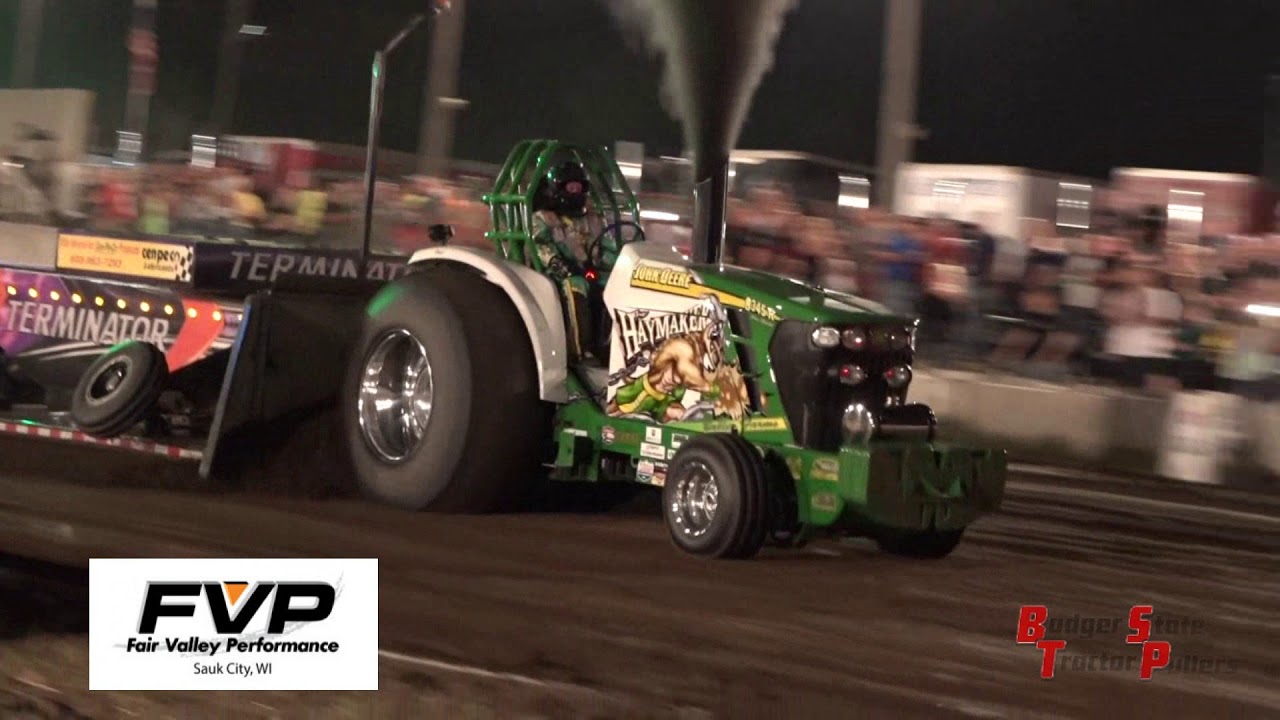 Badger State Tractor Pullers Pro Stock Tractors Warren, IL 2018