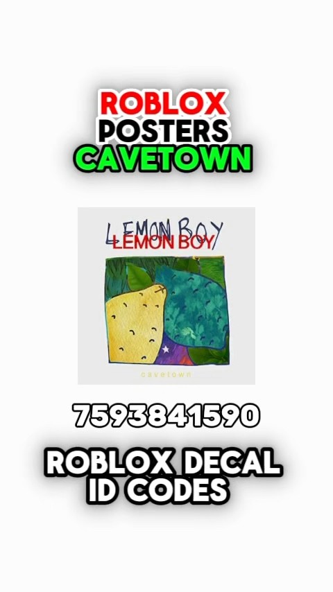 Roblox Cavetown Poster Decal Id Codes Roblox Cavetown Bloxburg Oardefault 