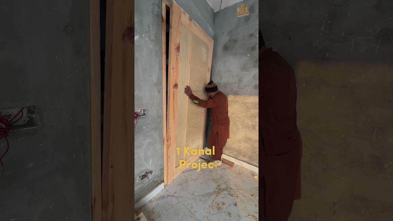 Unlocking Excellence | Door Preparation Unveiled in Our 1 Kanal Project | Valencia Town Lahore |