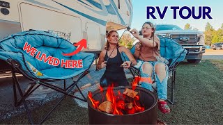 RV Tour // The Camper we used to LIVE in