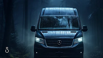 Heavy Rain Pounding On A Transformed Camper Minivan 🌧️ Black Screen | 12 Hours | Sleep In Series